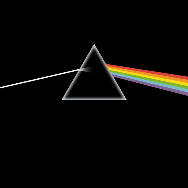 Pink Floyd — The Dark Side of the Moon vinyl LP album cover, Harvest, 1973