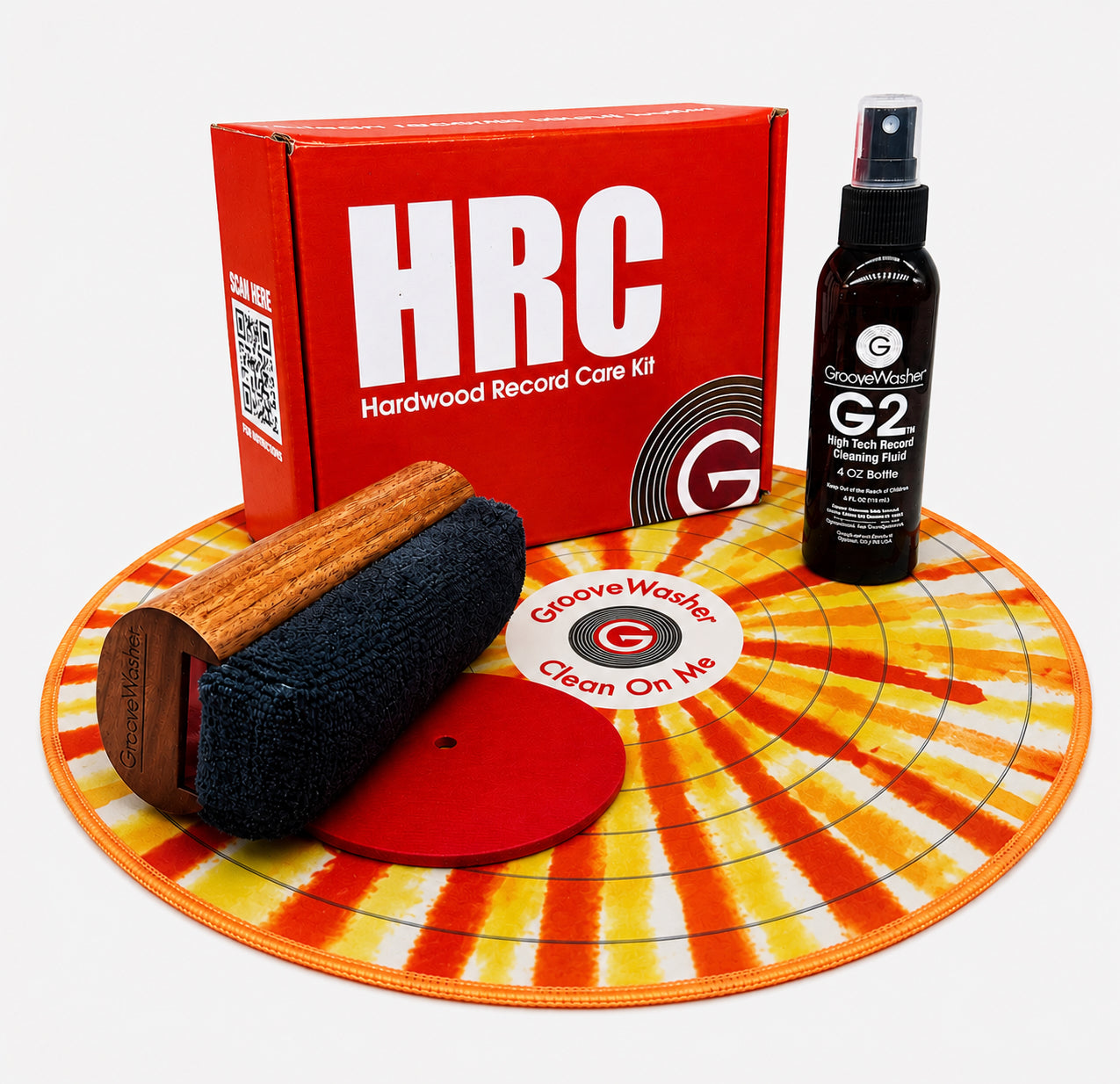 GrooveWasher G2 Record Cleaning Kit — vinyl record cleaning kit