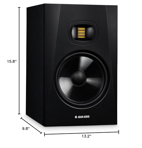 ADAM Audio T8V Studio Monitor for recording, mixing and mastering, Studio Quality Sound (Single)