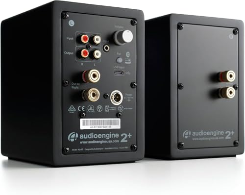 Audioengine A2+ — front baffle and tweeter detail