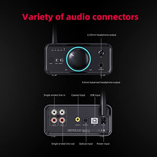 FiiO K7 BT — front panel controls and display