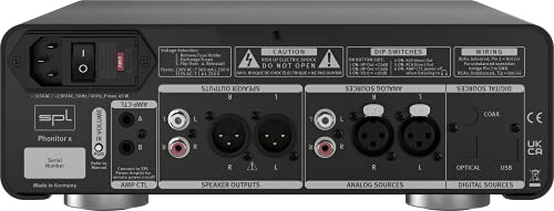 SPL Phonitor X — front panel metering and controls