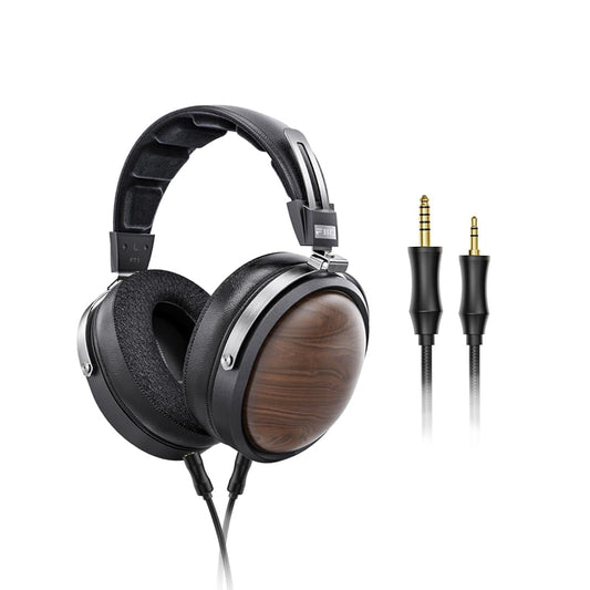 FiiO FT1 open-back dynamic headphones — 60mm beryllium-coated driver, black