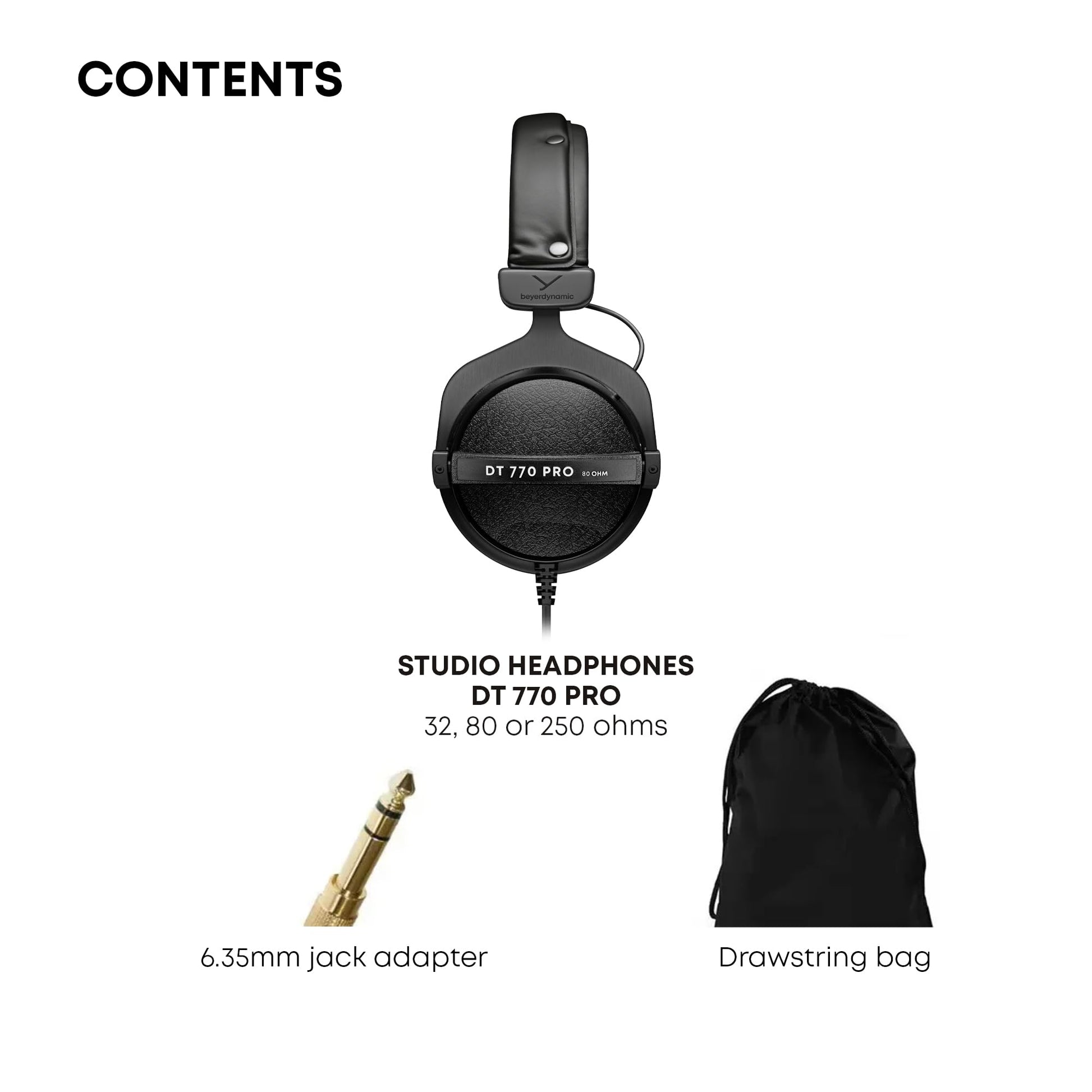 beyerdynamic DT 770 Pro — ear cup driver detail