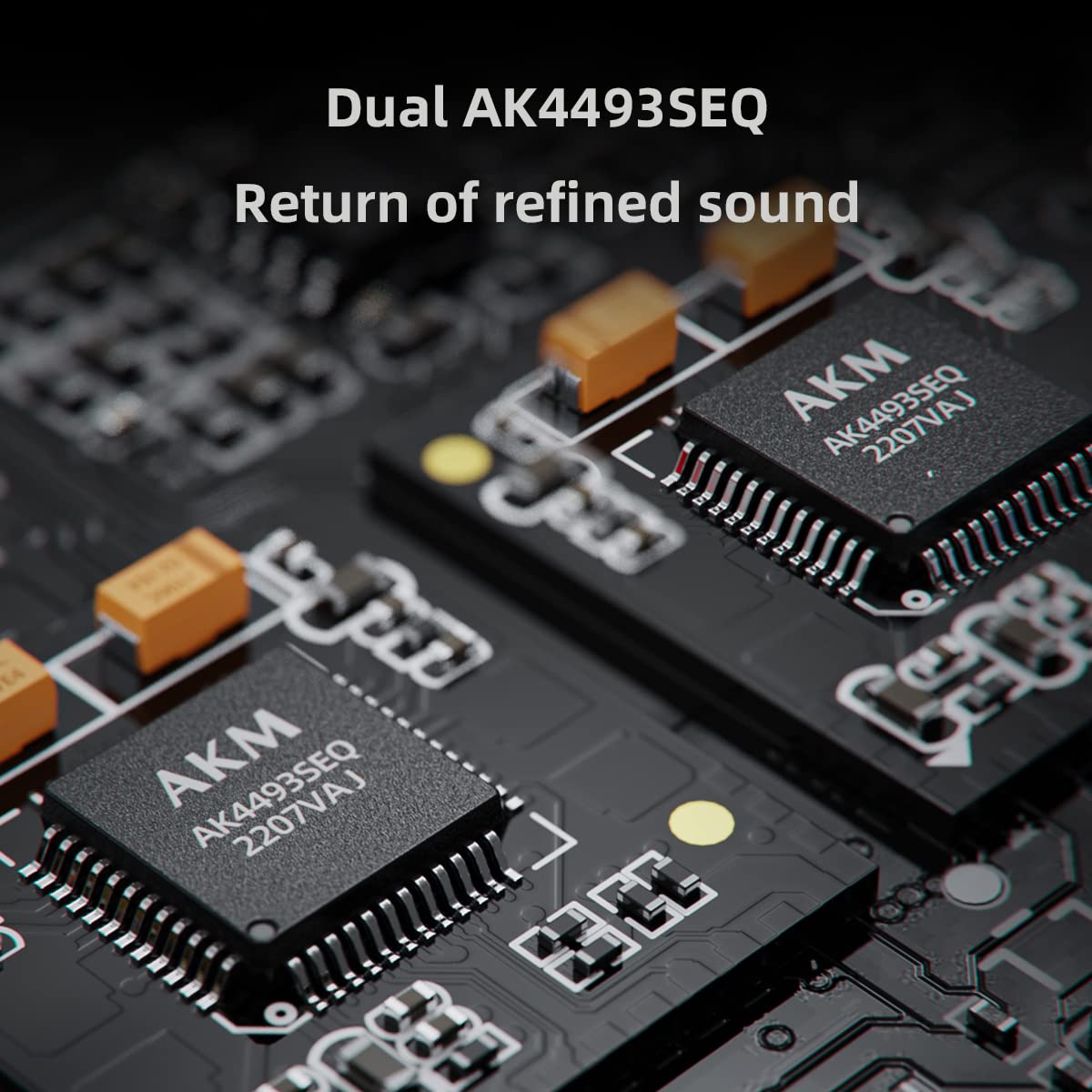 FiiO K7 BT — volume knob and output selector detail