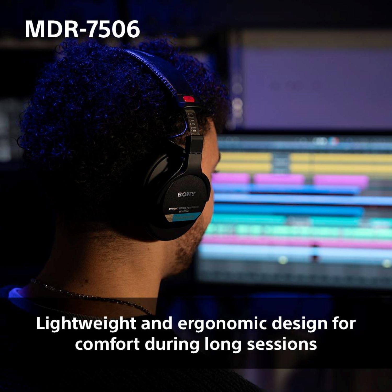 Sony MDR-7506 — cable and 3.5mm plug detail