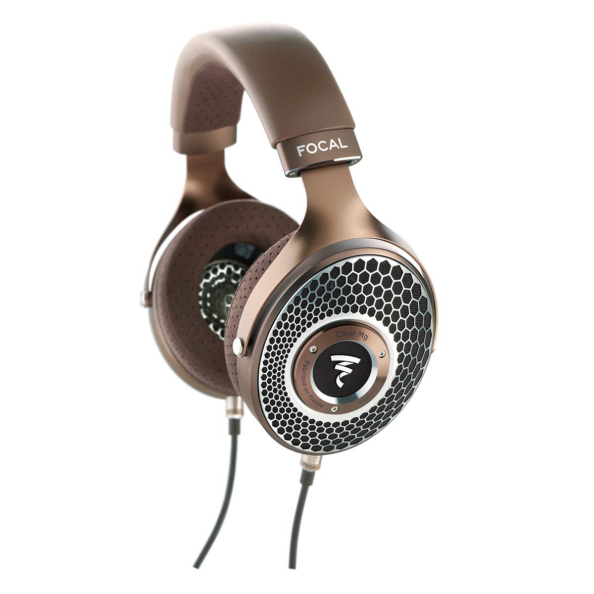 Focal Clear MG — top headband view