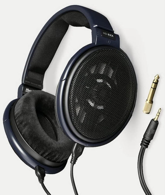 Sennheiser HD 6XX open-back headphones — midnight blue, Drop exclusive edition
