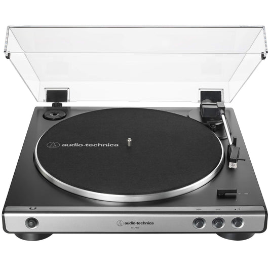 Audio-Technica AT-LP60X automatic belt-drive turntable — black, built-in preamp
