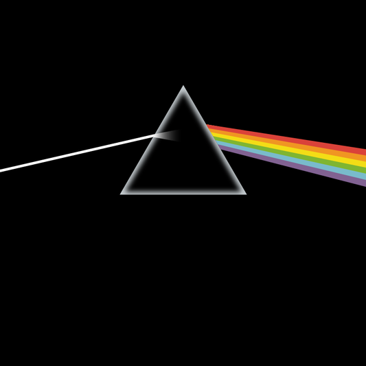 Pink Floyd — The Dark Side of the Moon vinyl LP album cover, Harvest, 1973