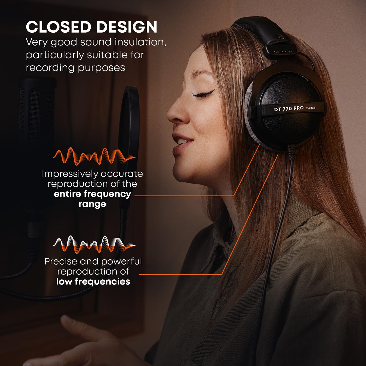 beyerdynamic DT 770 Pro — velour earpads detail