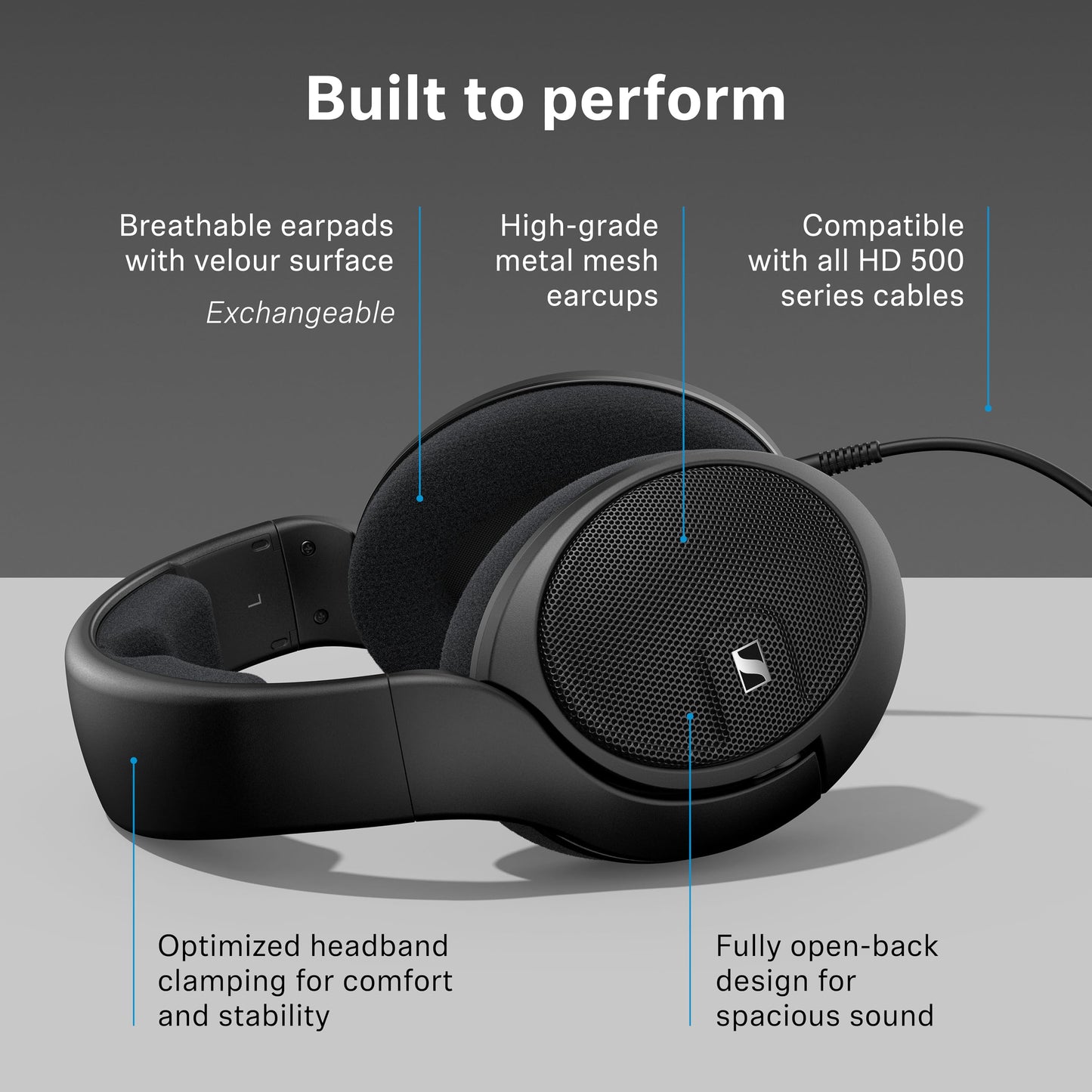 Sennheiser HD 560 S — earpad detail