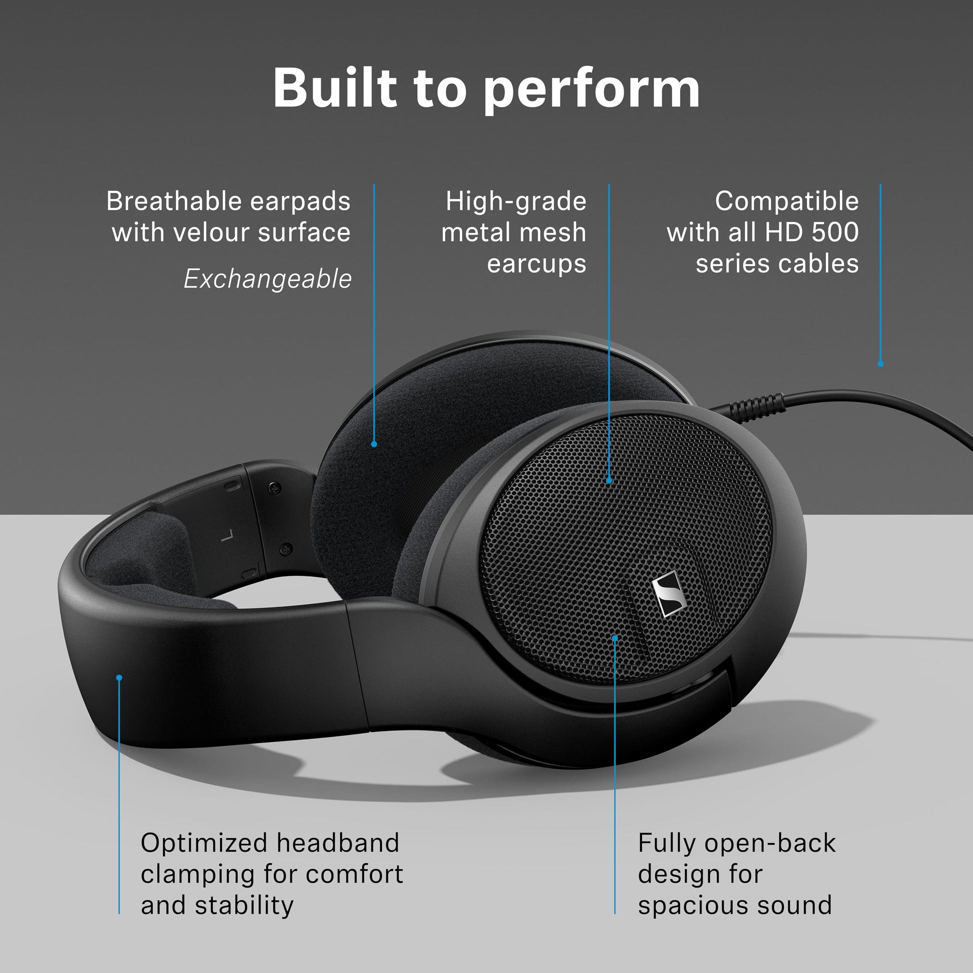 Sennheiser HD 560 S — earpad detail