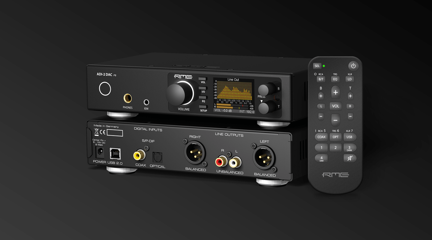 RME ADI-2 DAC FS — DAC and headphone amp