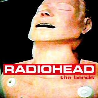 Radiohead — The Bends vinyl LP album cover, Parlophone, 1995
